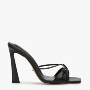 Tony Bianco Vanquish Black Sandal Heels